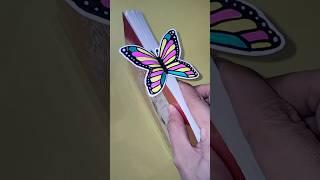 Paper Craft Idea #shorts #bookmark #butterfly #paper #art #craft #ideas #school #project #diy