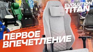 Зачем платить 80к - тестируем кресло TITAN FABRIC  от EVOLUTION  в шоу-руме RETNE,RU  (11.11.2024)