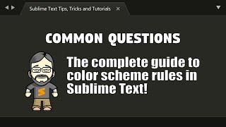 [CQ30] Complete guide to color scheme rules