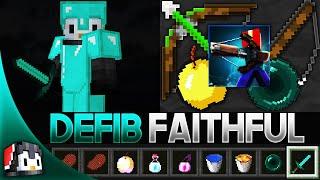 Defib Faithful [32] MCPE PvP Texture Pack (FPS Friendly) by Vattic