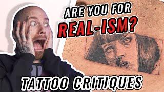 REALISTIC TATTOOS | Tattoo Critiques | Pony Lawson