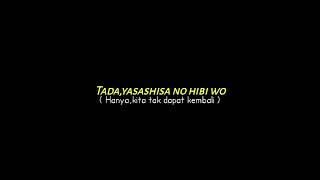 mentahan lirik lagu jepang Tabun 30detik (lirik dan terjemahan)