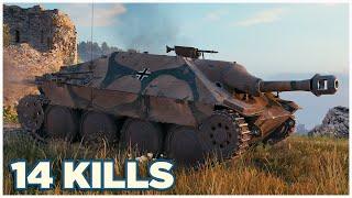 Jagdpanzer 38(t) Hetzer • 14 KILLS • World of Tanks