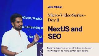 PathToExpert | NextJS & SEO | SEO for Developers | Advanced Web Development | Vilva Athiban