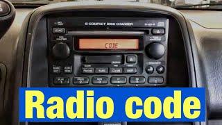 How To Find And Reset The Radio Antitheft Code On Your Honda