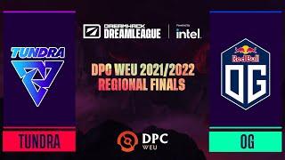 Dota2 - OG vs. Tundra Esports - Game 2 - DPC WEU 2021/2022 Tour 1: Regional Finals - LB