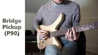 Fern Phoenix Prototype Modular Guitar | Humbucker Module Demo with mini P90 Pickups