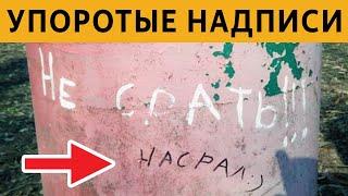 150 САМЫХ УПОРОТЫХ ОБЪЯВЛЕНИЙ - НЕ СРАТЬ! НАСРАЛ :) ЛЮТЫЕ НАДПИСИ