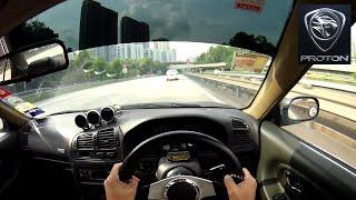 Driving Proton Perdana V6 Twin Turbo POV 6A12TT For Sale