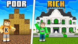 Minecraft POOR vs. RICH House Build Challenge!