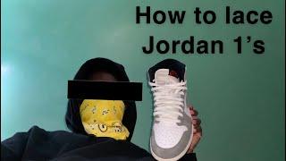 ASMR | The Most Relaxing Jordan 1 Lacing Tutorial ft. Tapping and Sneaker Noises.