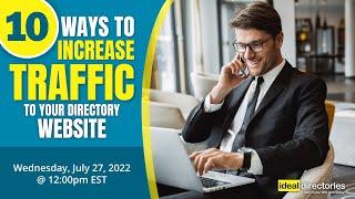 10 Ways to Increase Traffic to Your Directory Website