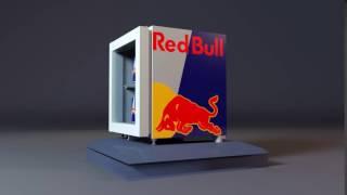 Red Bull - Mini Fridge [3D-Model] Turntable