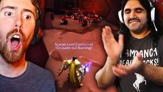 Esfand & Asmongold Do Their FIRST TBC Dungeon! PROT PALADIN IS OP!! | Burning Crusade Classic Beta