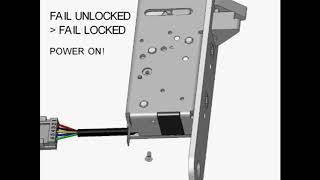 Convert Abloy EL402 El502 El404 Fail Unlocked to Fail Locked