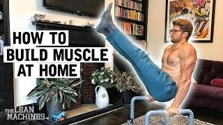 How to build muscle at home
