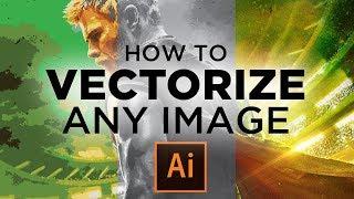 How to Vectorize any Image in Adobe Illustrator Tutorial
