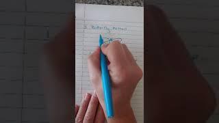 Comparing Fractions using the butterfly method