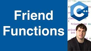 Friend Functions | C++ Tutorial