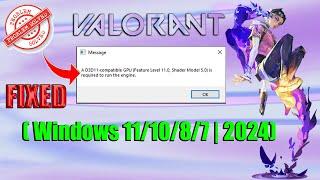 How To Fix A D3D11 compatible GPU (feature level 11.0 shader model 5.0)is required to run the engine
