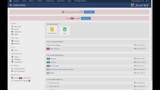 How to update existing (Current) components and plugins in joomla