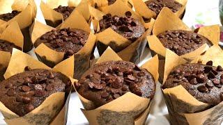 Quick and very delicious simple chocolate #muffins_recipe  #soft_cupcake #cupcake_liners