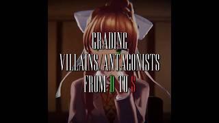 Grading VILLAINS/ANTAGONISTS from D to S tier || #capcut #invincible #onepunchman #marvel #dc #aot