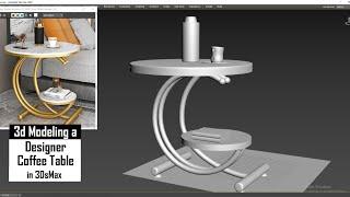 3D Modeling In 3dsMax I How To Model Designer Coffee Table in 3dsmax.