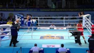 Men's Light Welter (64kg) - Quarter Final - Sanjarbek Rakhmanov (UZB) vs Munkh Uranchimeg (MGL)