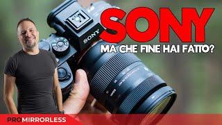 SONY ALPHA MA CHE FINE HAI FATTO?