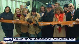 Metro Transit debuts Orange Line connecting Minneapolis and Burnsville | FOX 9 KMSP