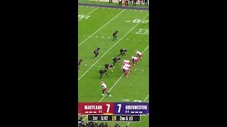 Roman Hemby Cuts Inside and Takes it to the House at Northwestern | Maryland Football