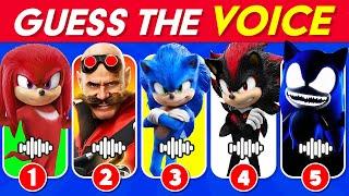 Guess The Sonic the Hedgehog 3 Characters by Voice #2  Sonic the Hedgehog 3 Movie Quiz | fastQuiz