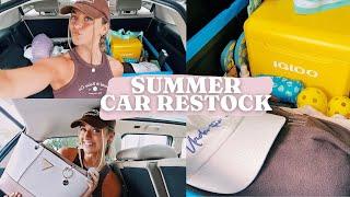 ULTIMATE SUMMER CAR RESTOCK | for sleepovers, drive ins, beach day...