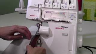 Bernina 1300MDC 42 Serging a Zipper