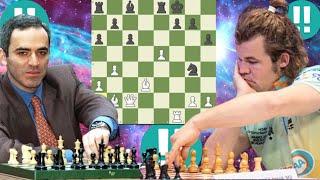 2924 Elo chess game | Magnus Carlsen vs Garry Kasparov 2