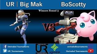 Ignition #7  Winners Round 3 - UR | Big Mak (Sheik) vs BoScotty (ROB, Jigglypuff)