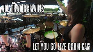 Mike Caputo - All That Remains - Let You Go (Live Drum Cam)