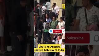 Virushka spotted at Gateway of India: London नहीं गए Virat kohli, 'Gateway of India' में हुए स्पॉट ।