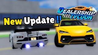 Nitro & Limited Car Update in Dealership Tycoon!!