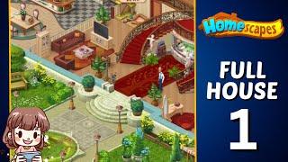 Homescapes Full Completed House 1 Story Walkthrough Gameplay