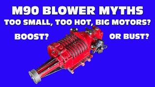 M90 BLOWER HORSEPOWER MYTHS! IS IT TOO SMALL? IS IT TOO HOT? CAN YOU RUN IT ON A BIGGER MOTOR?