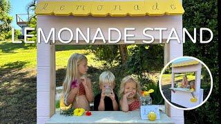 HOW WE BUILT OUR LEMONADE STAND!