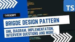 Bridge Pattern in Typescript | UML Diagram, Coding and Interview questions. #typescript #luckyreact