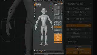 Easiest Character Rigging You'll Ever Learn #Blender #Shorts #AnimationTips