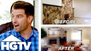 Modern Living Room Renovation After Tearing Down Walls | Brother vs Brother | HGTV