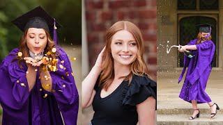 Graduation Senior Portrait | Behind the Scenes