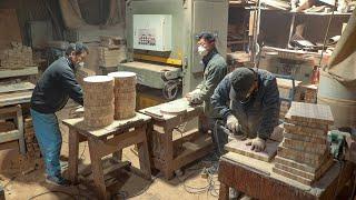 Amazing! Korea's Extreme Wood Working Process Inside the Factory