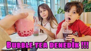 RÜYA VE RÜZGAR İLE BUBBLE TEA DENEDİK !! VLOG !