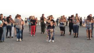 KIZOMBA FLASH MOB OSTIA BEACH ROMA  GIUGNO 2014